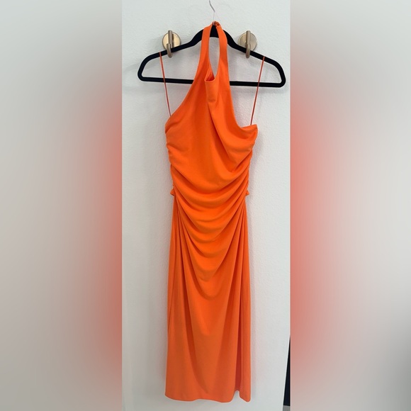 Zara Halter Dress - Orange - Medium - Picture 5 of 6